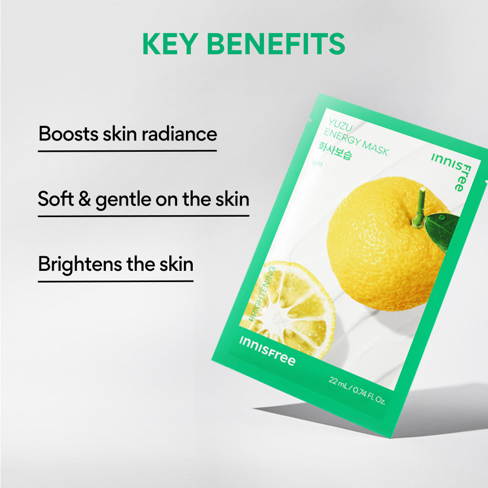Innisfree Yuzu Energy Mask 22ML
